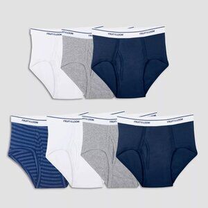 Fruit of the Loom Boys' 7pk Classic Briefs, Medium
